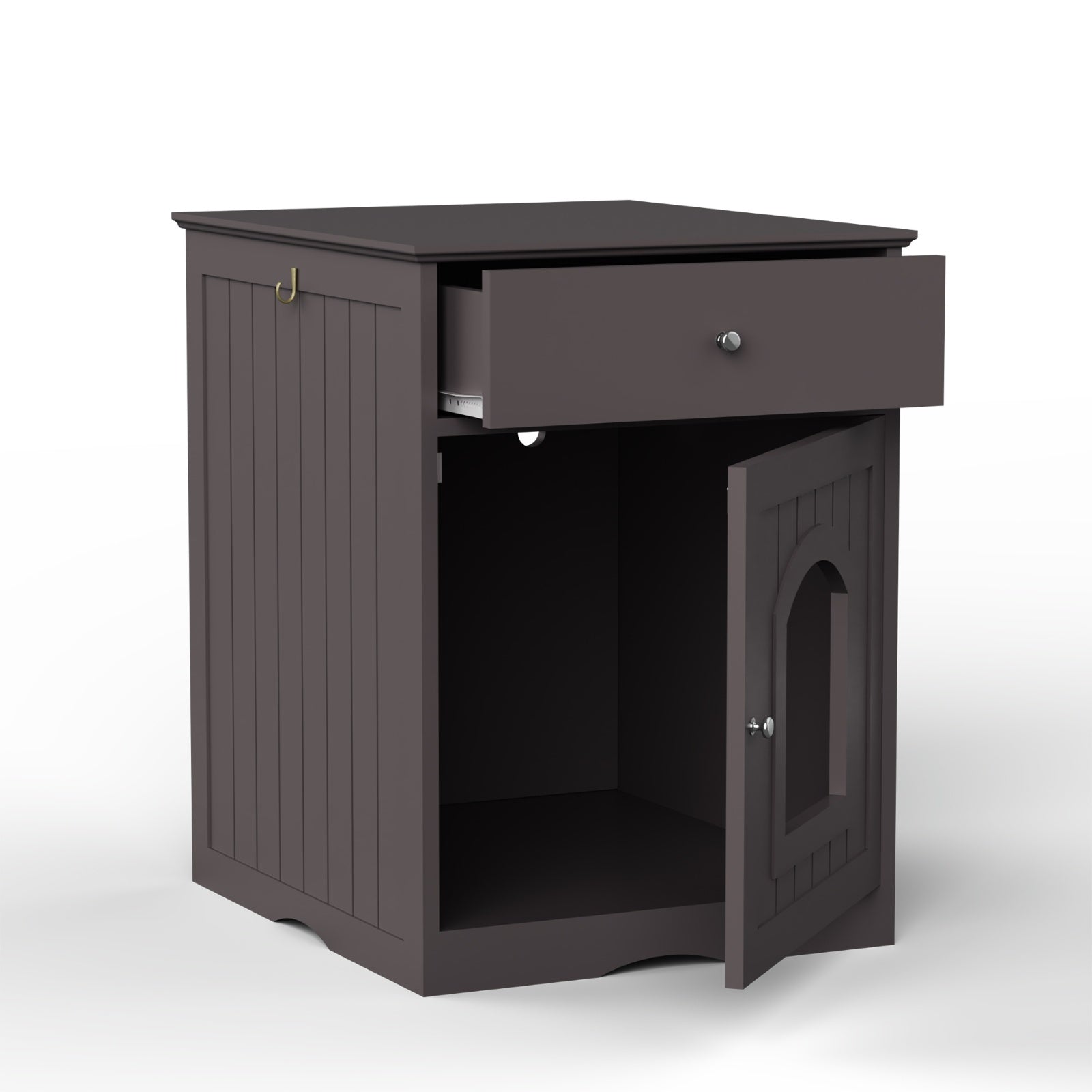 Wooden Cat Litter Box Table