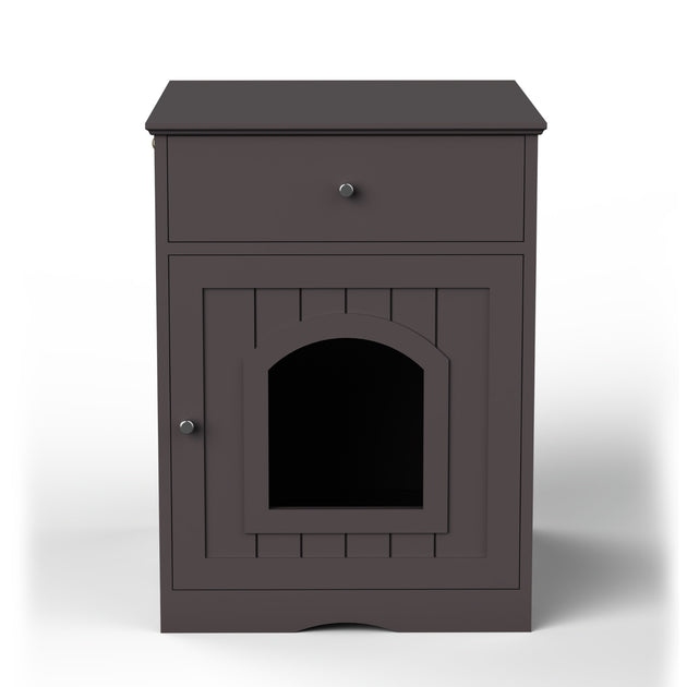 Wooden Cat Litter Box Table