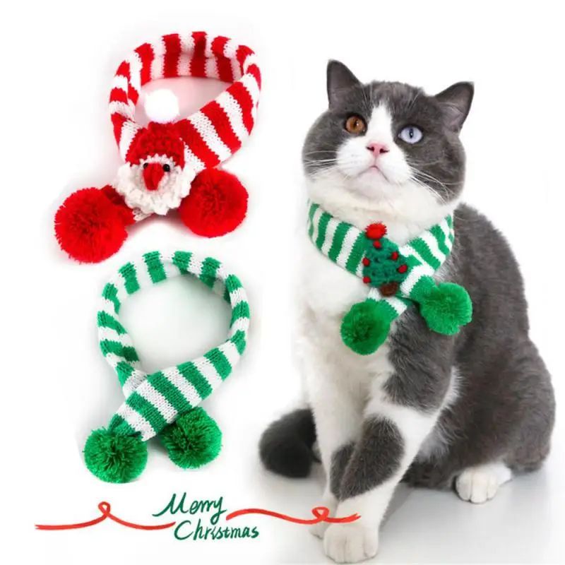 Adjustable Winter Knitted Pet Scarf