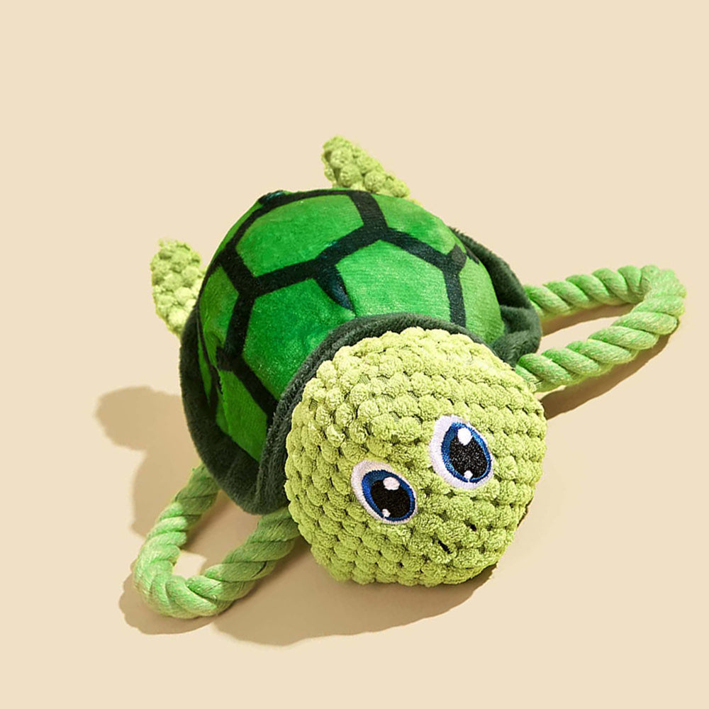 Turtle Shaped Interactive Dog Chew Toy