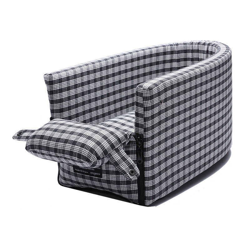 Portable Nonslip Pet Car Seat Bed