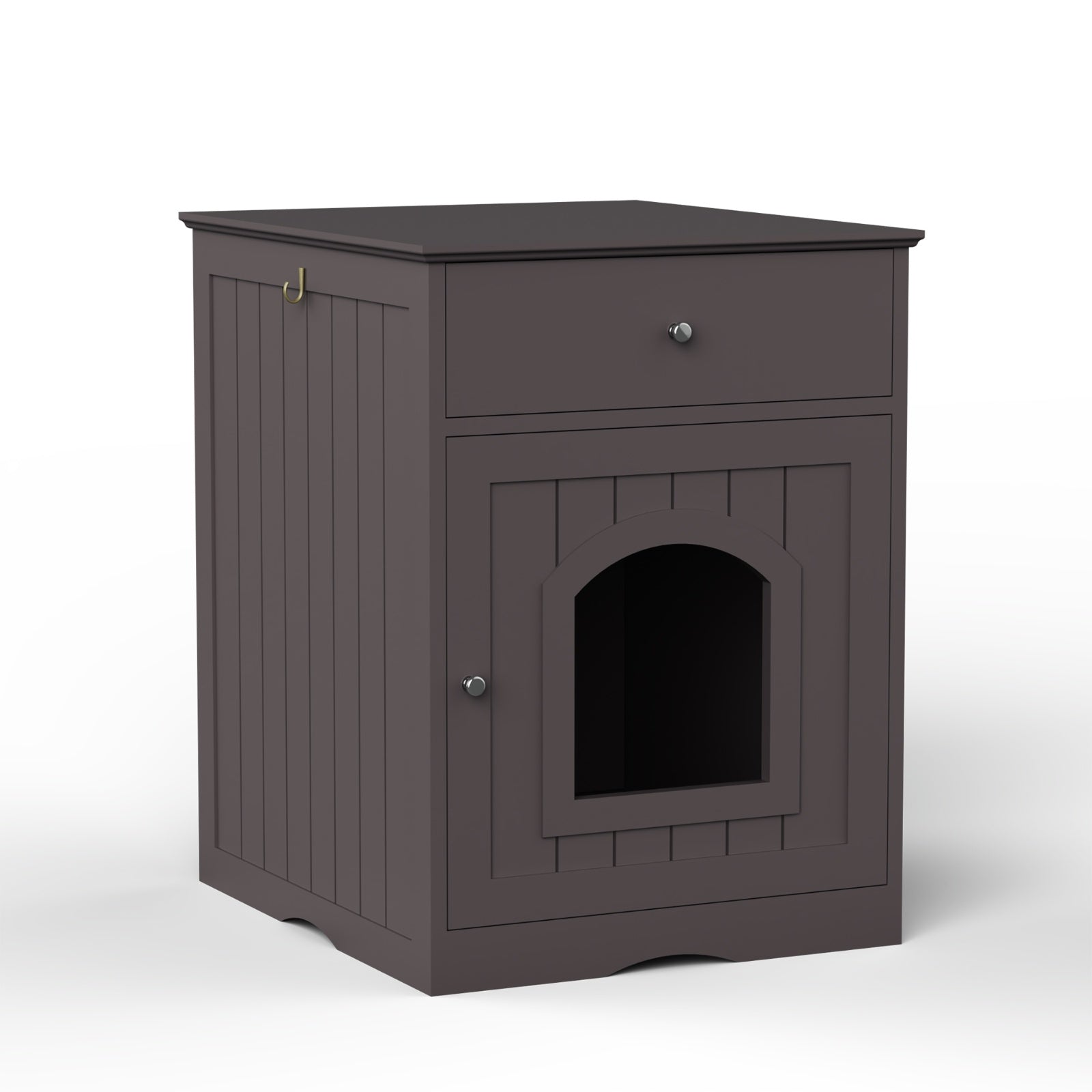 Wooden Cat Litter Box Table