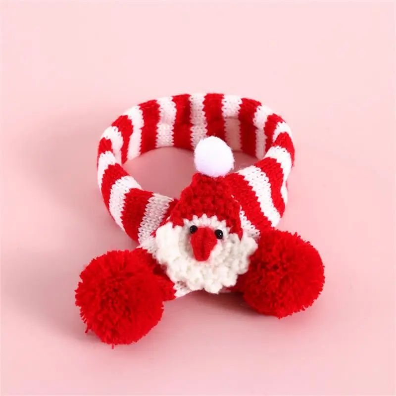 Adjustable Winter Knitted Pet Scarf